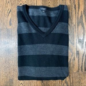 J. Crew Men’s Merino Wool V-neck Sweater (Medium)